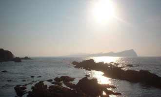 panoramic ocean view from the Old Pier